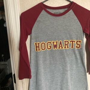 Harry Potter Hogwarts Kids Graphic Long Sleeve Tee - Size 10/12